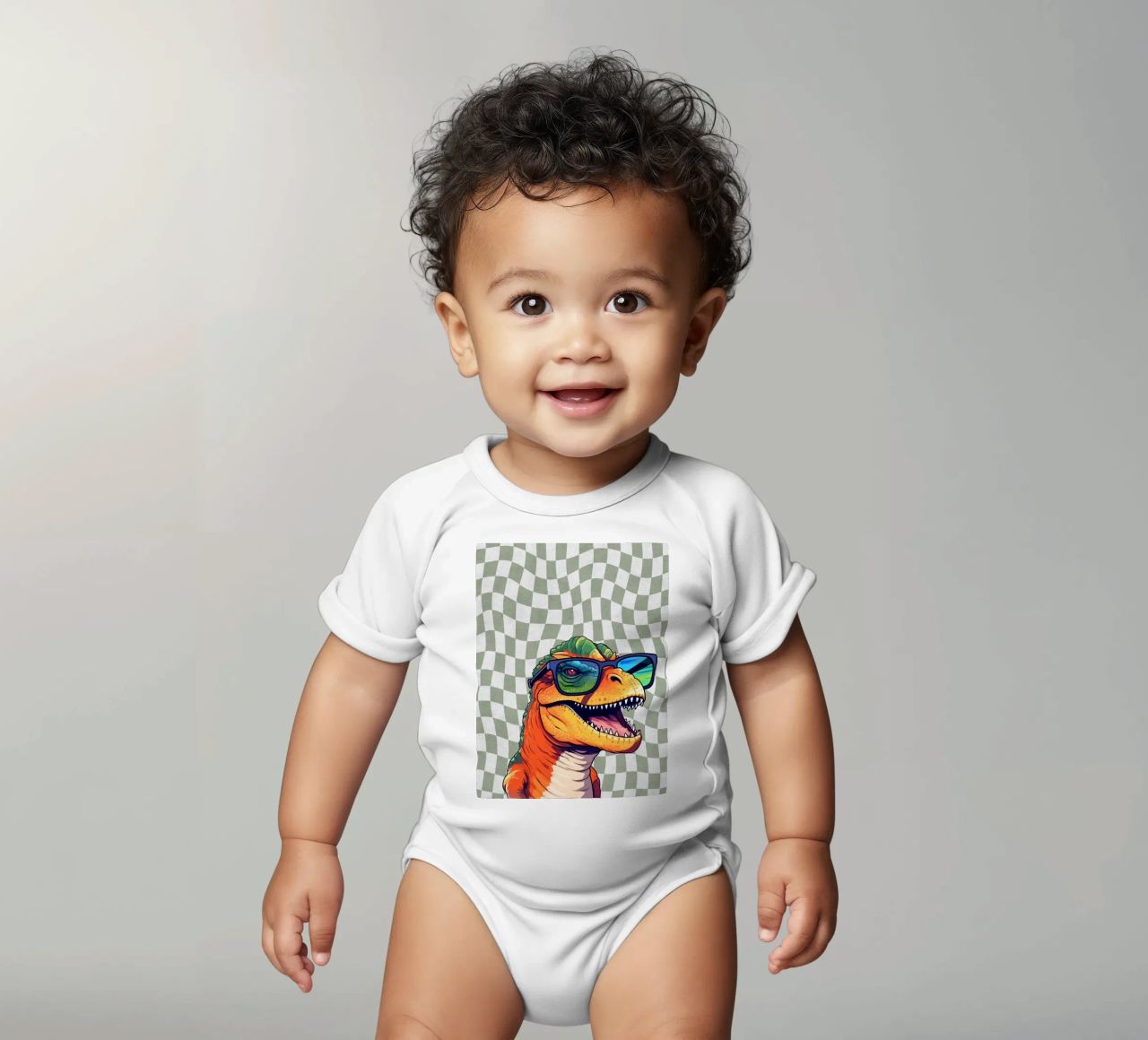 T-Rex Swagger body bébé de Doodle Dreams Art