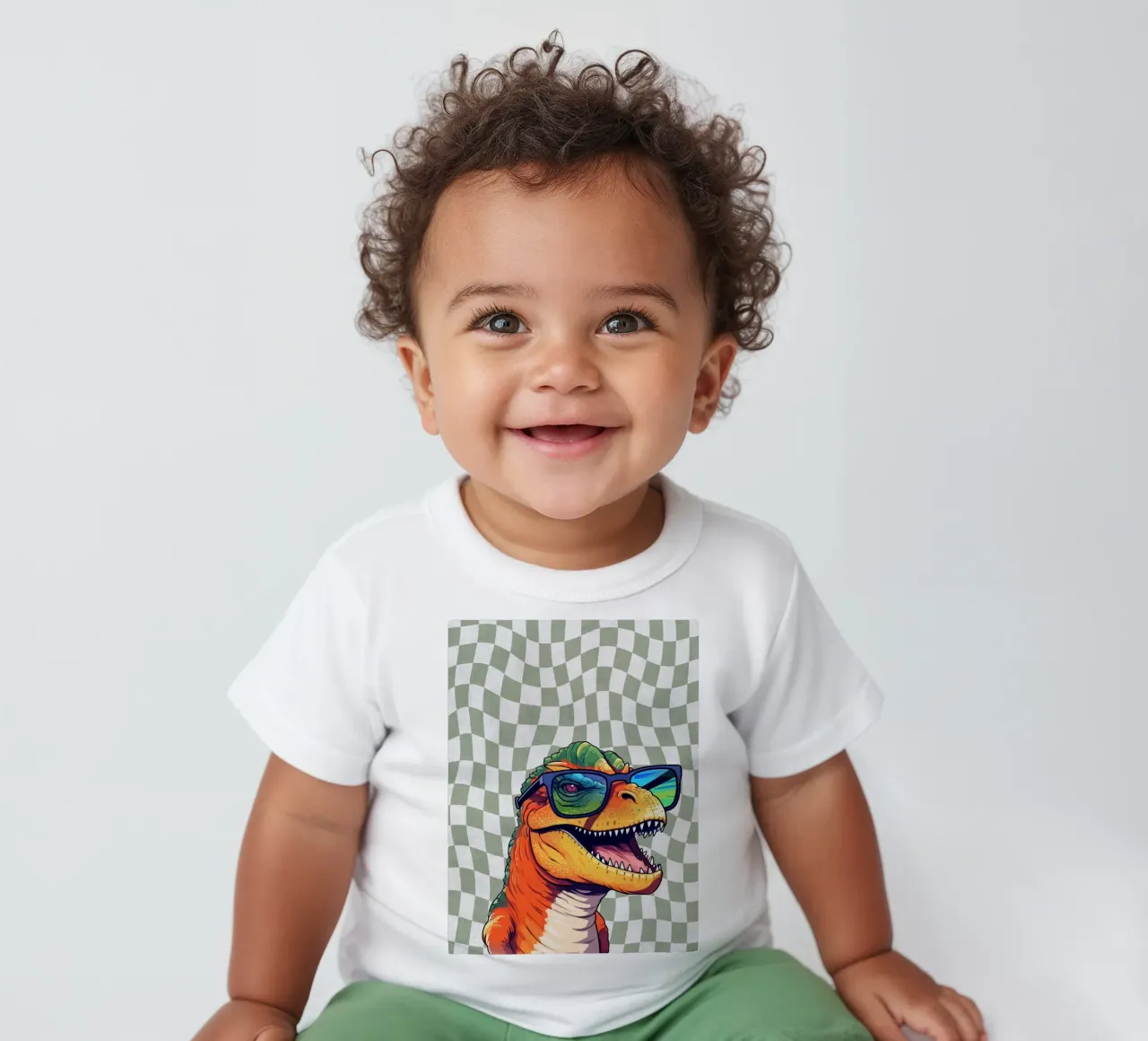 T-Rex Swagger maglietta neonato da Doodle Dreams Art