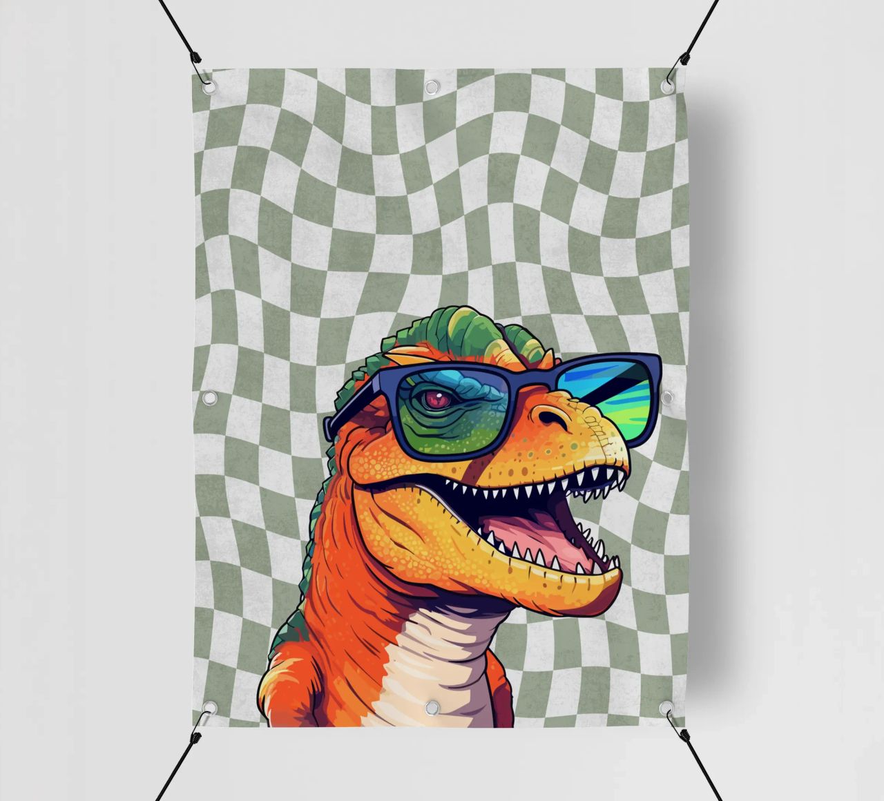 T-Rex Swagger telo in pvc da Doodle Dreams Art