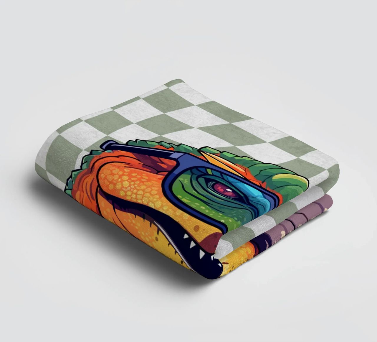 T-Rex Swagger asciugamano da bagno da Doodle Dreams Art