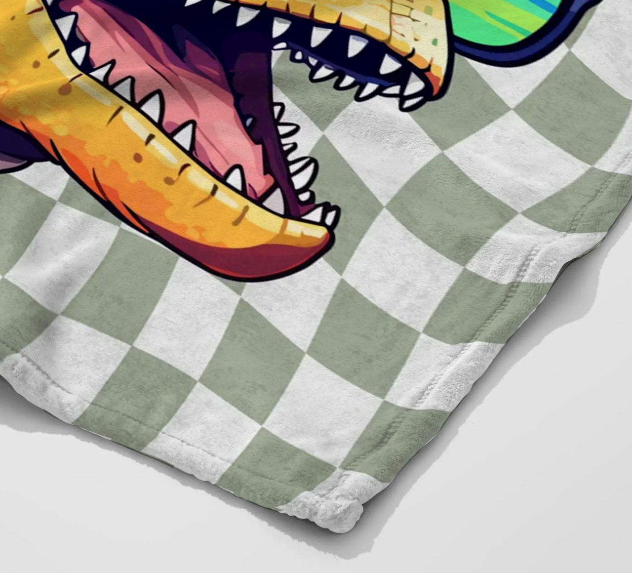 T-Rex Swagger coperta in pile da Doodle Dreams Art