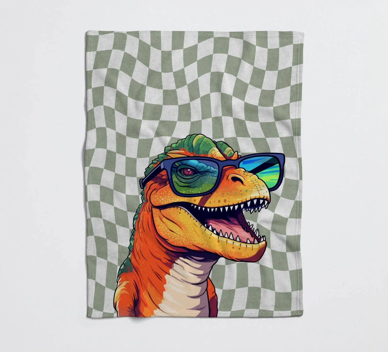 T-Rex Swagger coperta in pile da Doodle Dreams Art