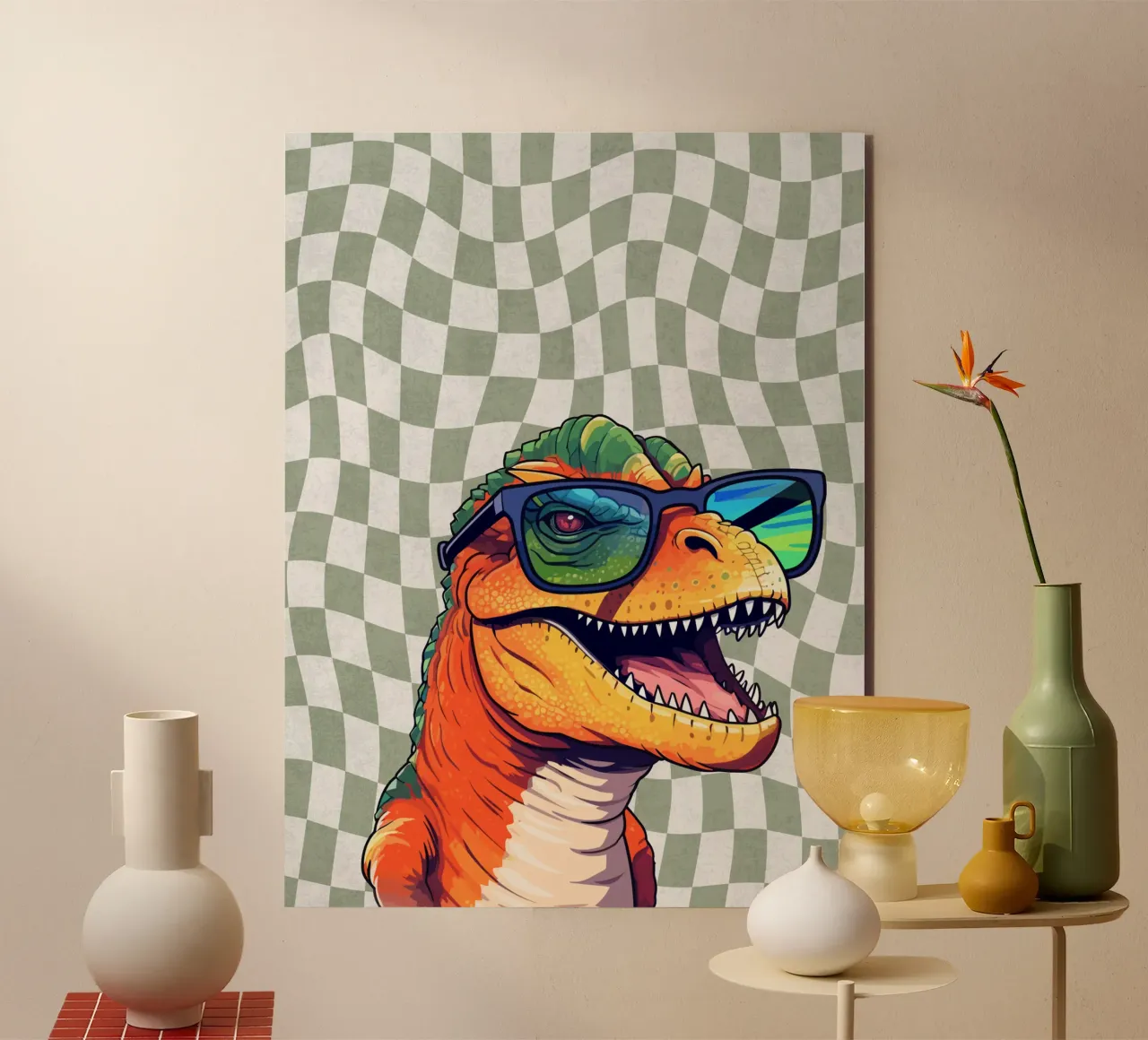 T-Rex Swagger pannello forex da Doodle Dreams Art