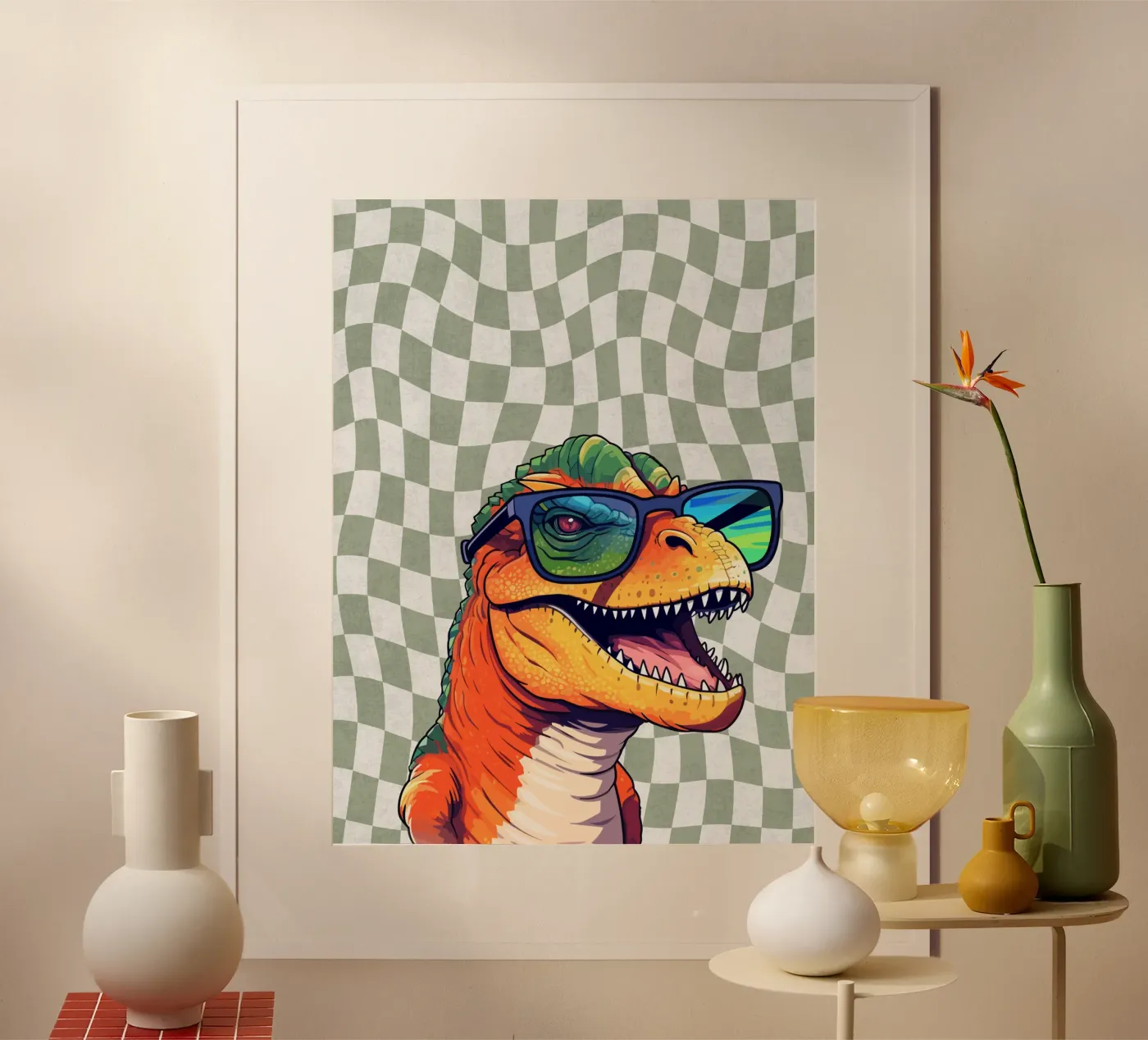 T-Rex Swagger poster da Doodle Dreams Art