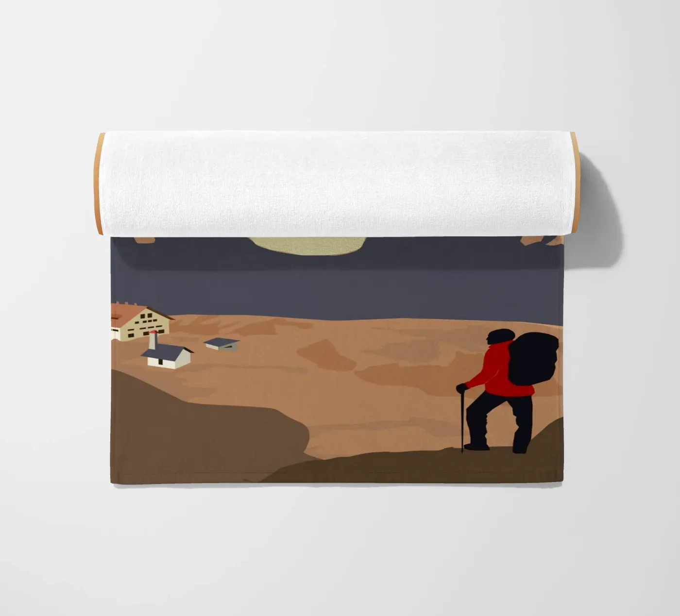 Dolomites beach towel by minimalist designs
