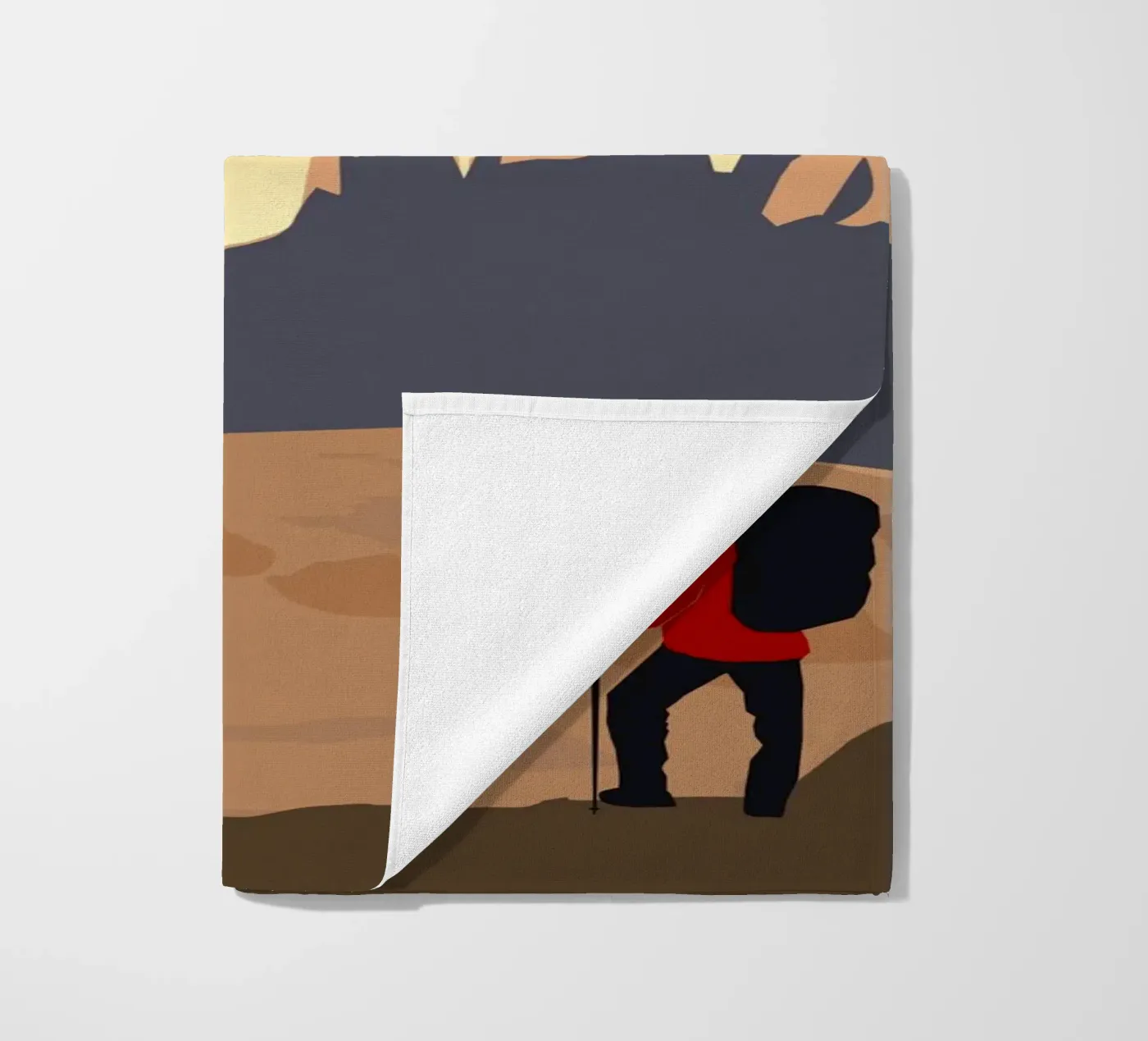 Dolomites beach towel by minimalist designs