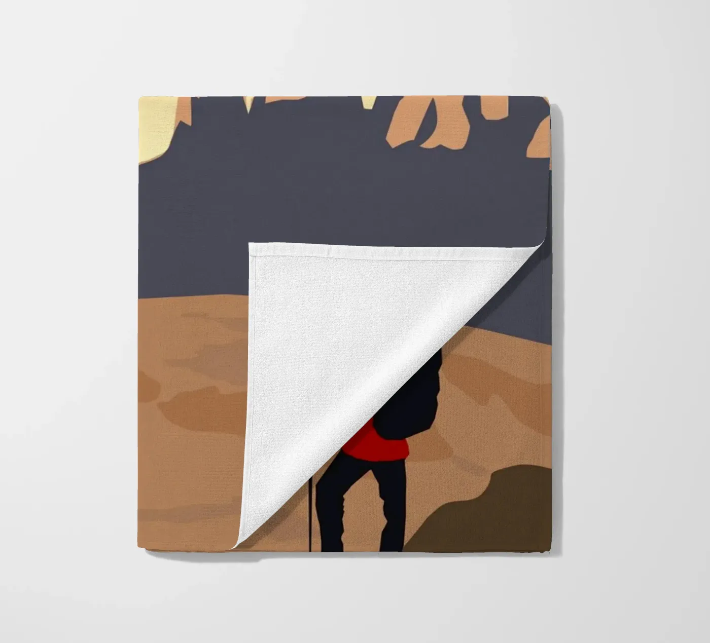 Dolomites beach towel by minimalist designs