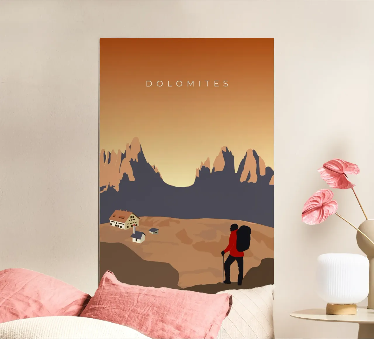 Dolomites poster da minimalist designs