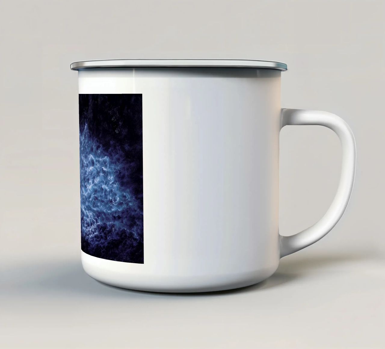Brain tazza in smalto da ROBERTO H