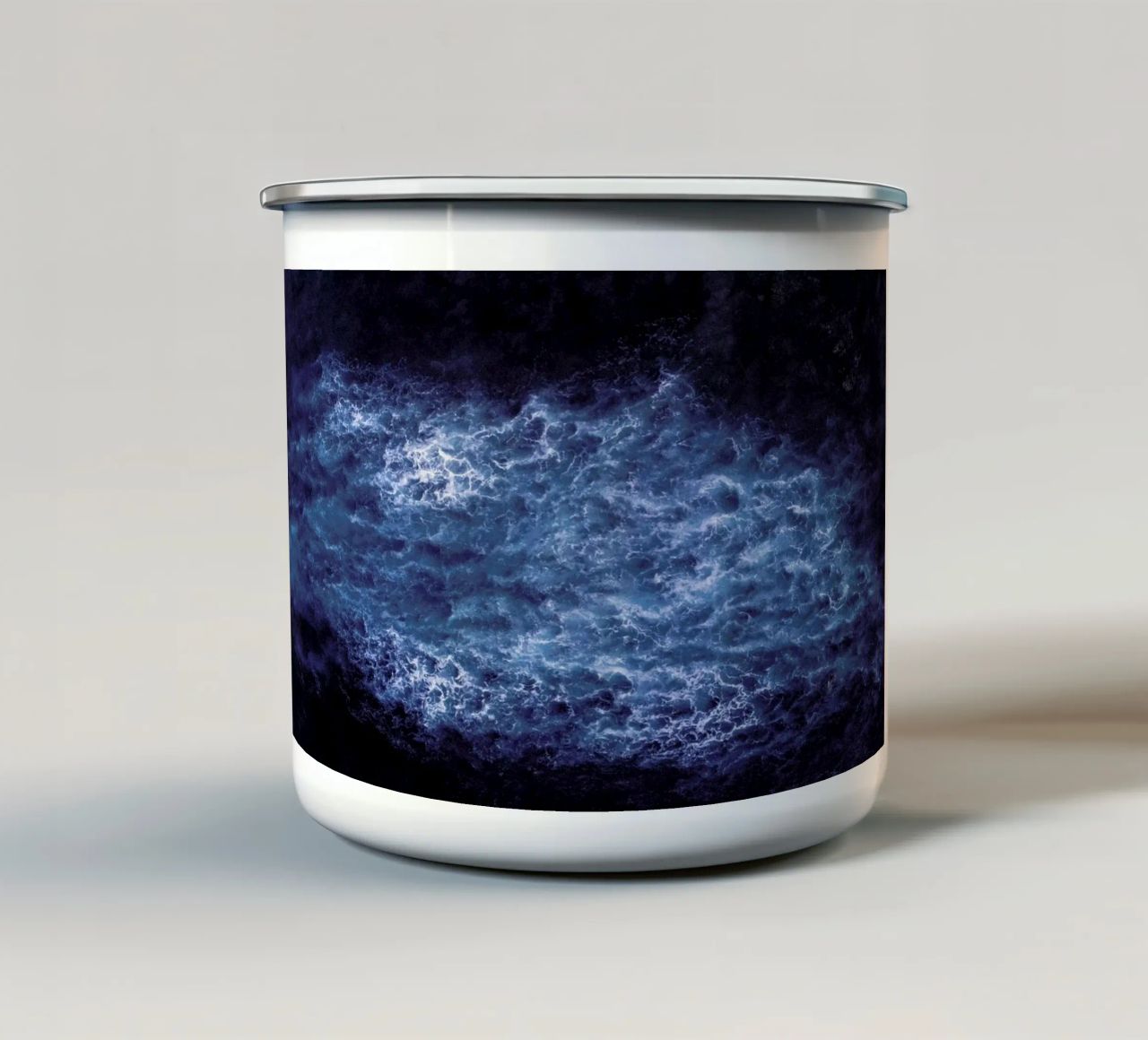 Brain tazza in smalto da ROBERTO H