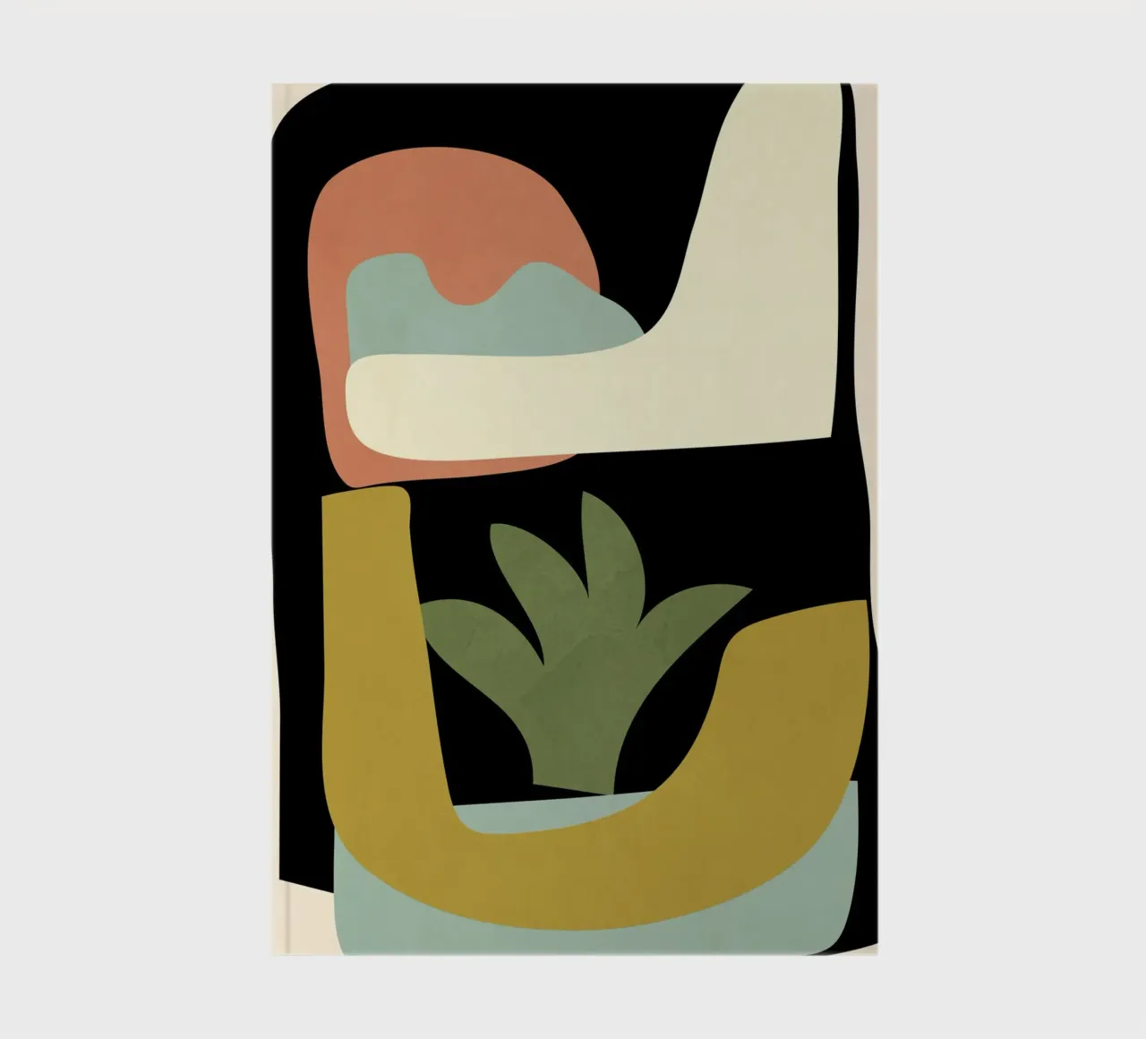 Abstract Art 12 notebook by LeaDArt