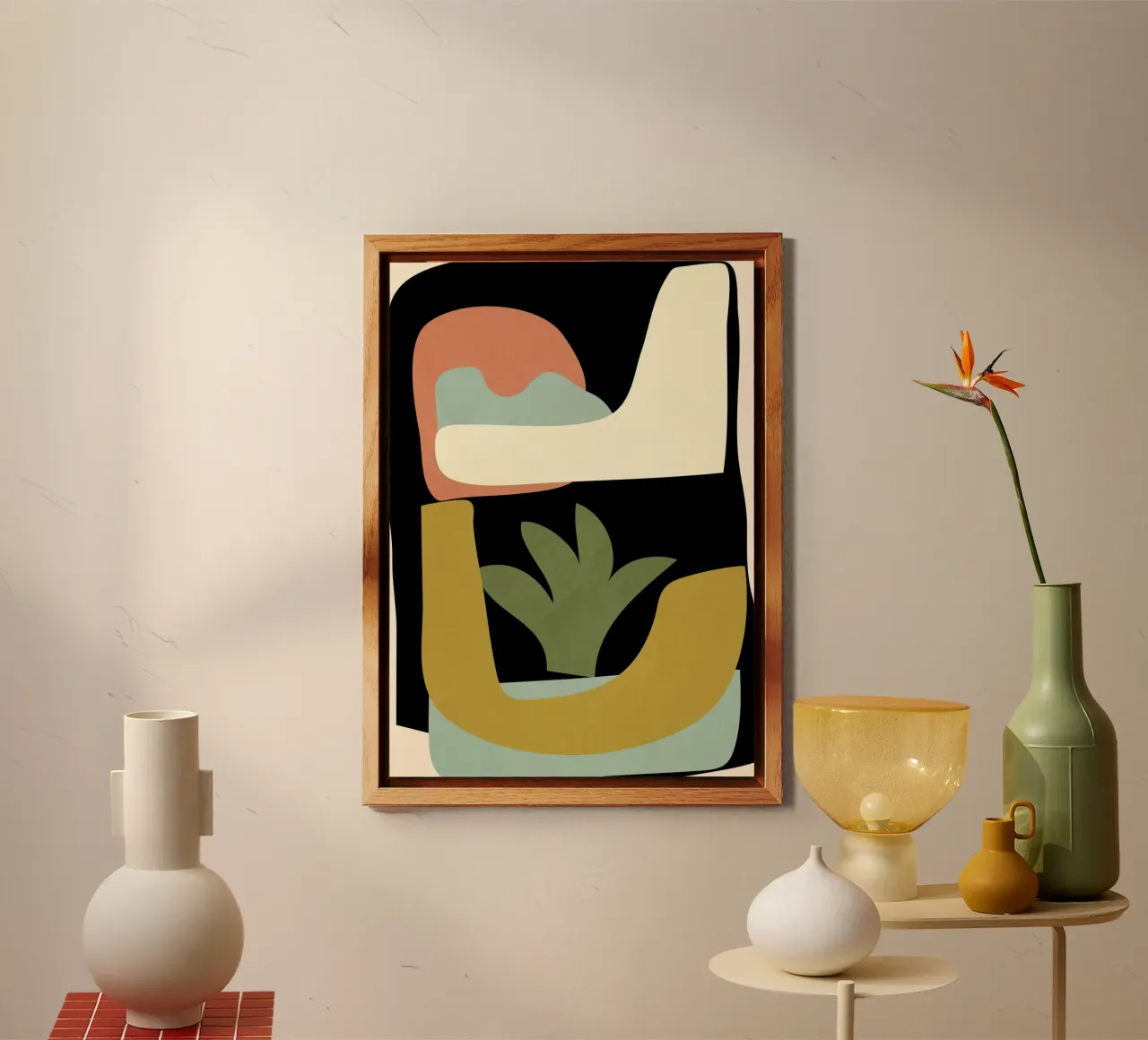 Art abstrait 12 panneau forex de LeaDArt