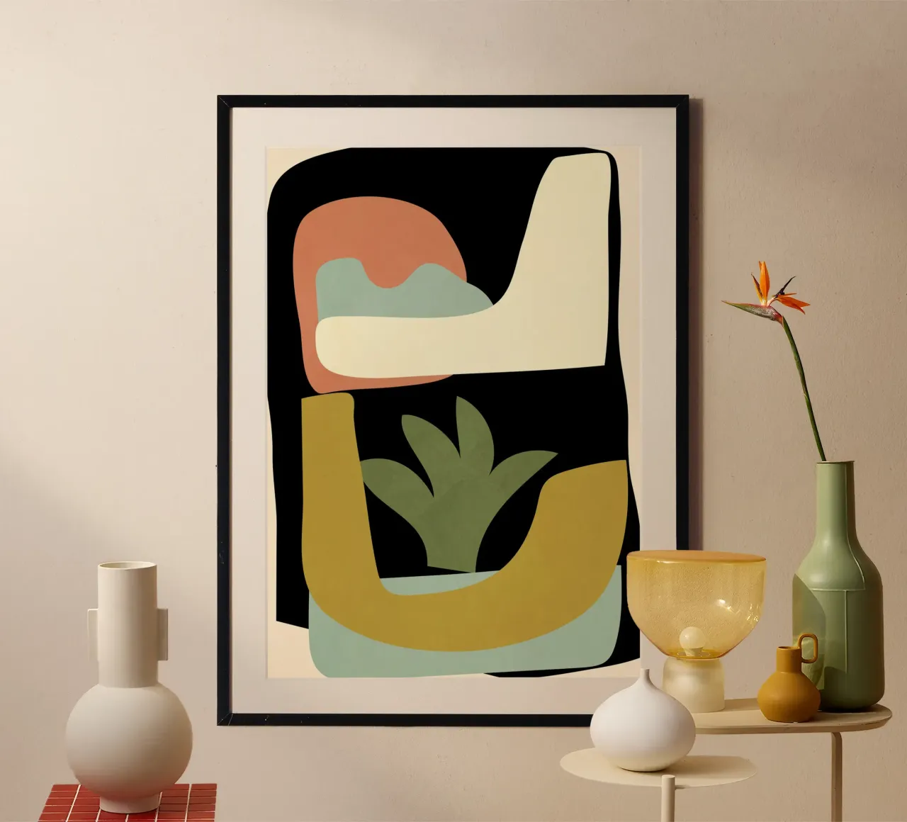 Abstrakte Kunst 12 Poster von LeaDArt
