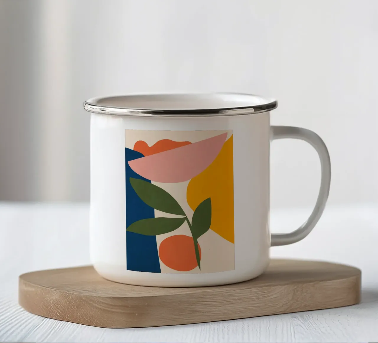 Arte astratta 16 tazza in smalto da LeaDArt