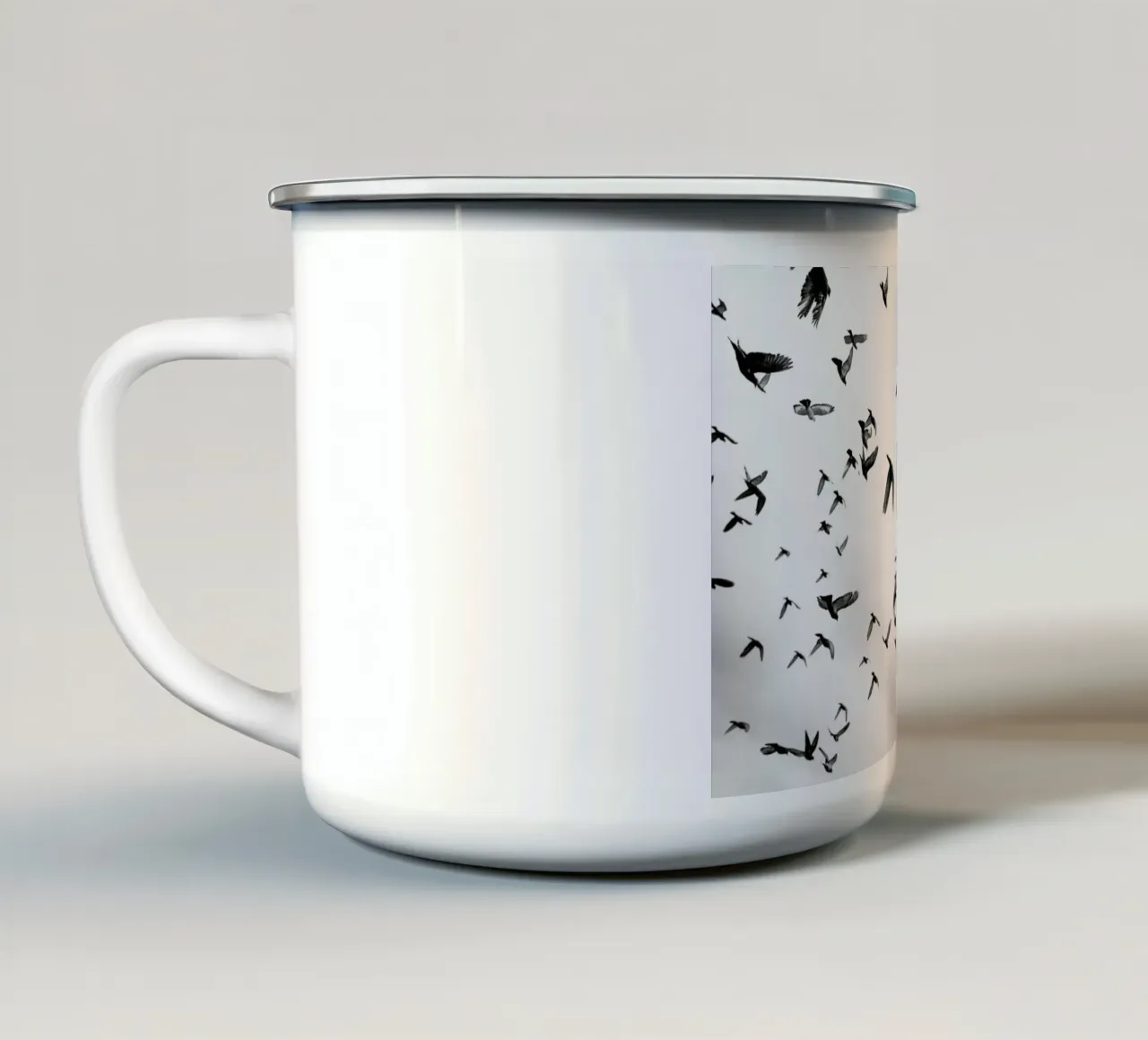 Flight & Freedom 05 tazza in smalto da Shot By Clint