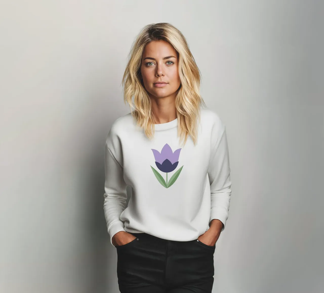 Scandi Tulip felpa da SMPLE