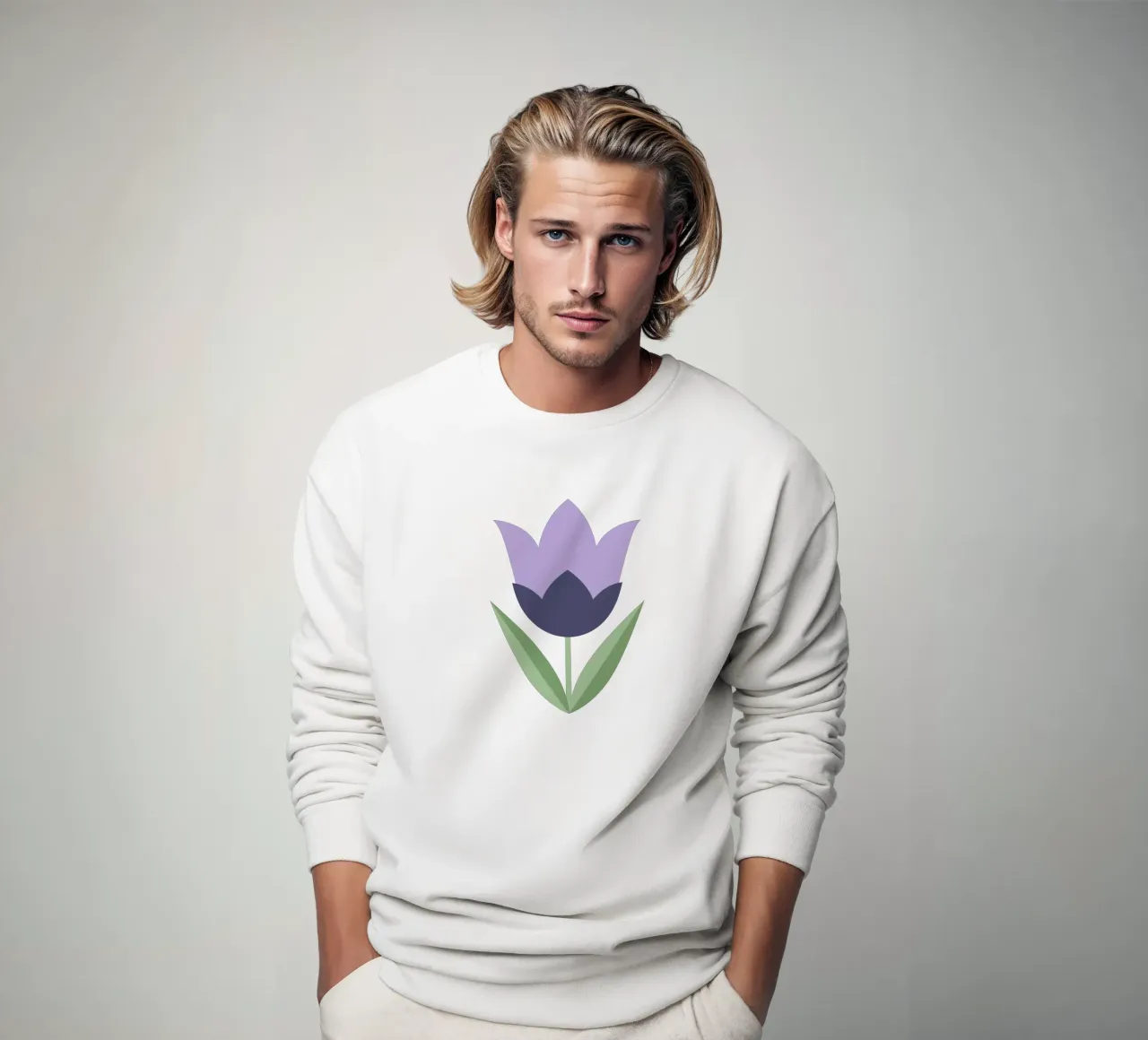 Scandi Tulip felpa da SMPLE