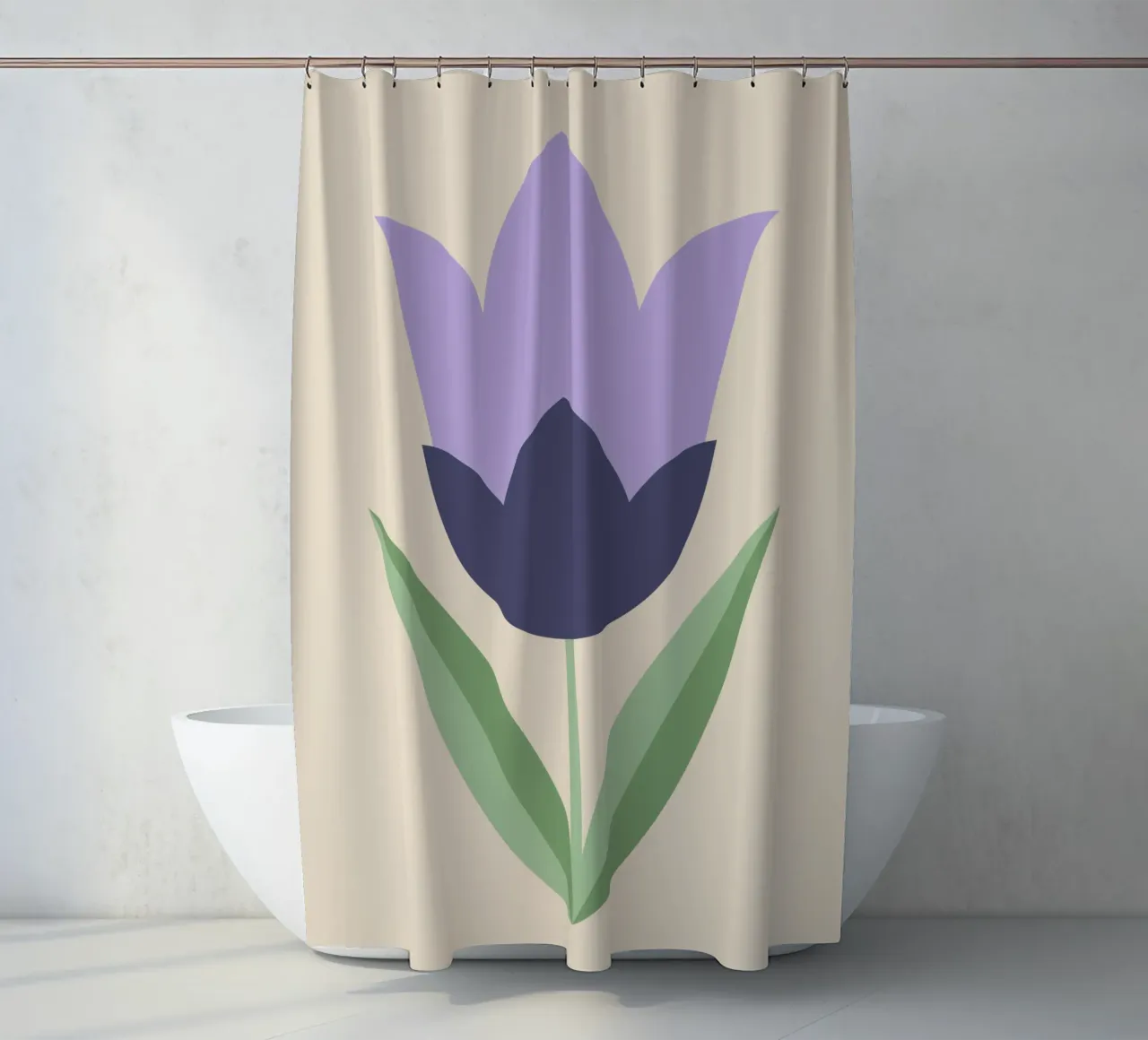 Scandi Tulip tenda da doccia da SMPLE