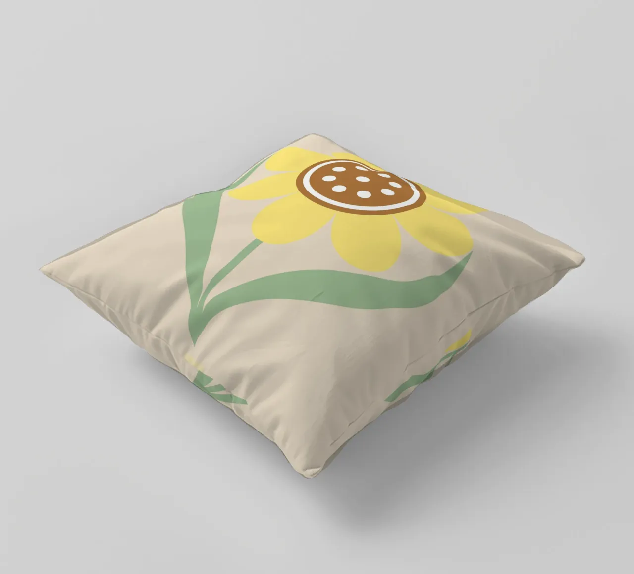 Sunny Bloom decorative cushion by SMPLE