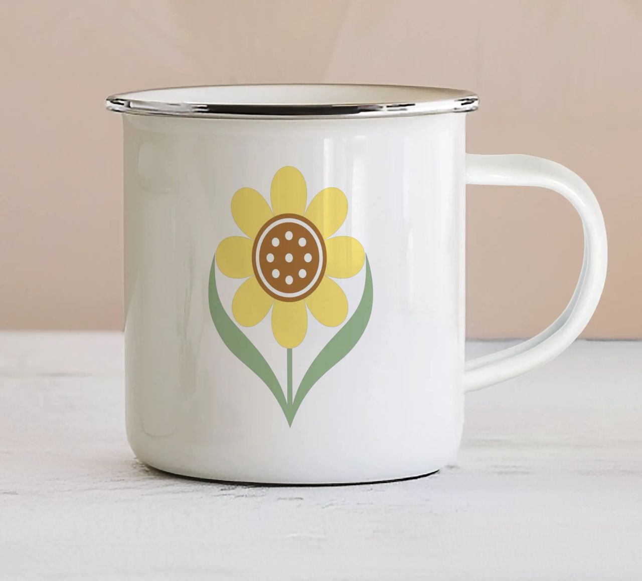 Sunny Bloom tazza in smalto da SMPLE