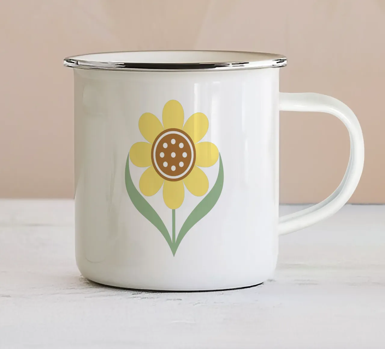 Sunny Bloom emaille mok van SMPLE