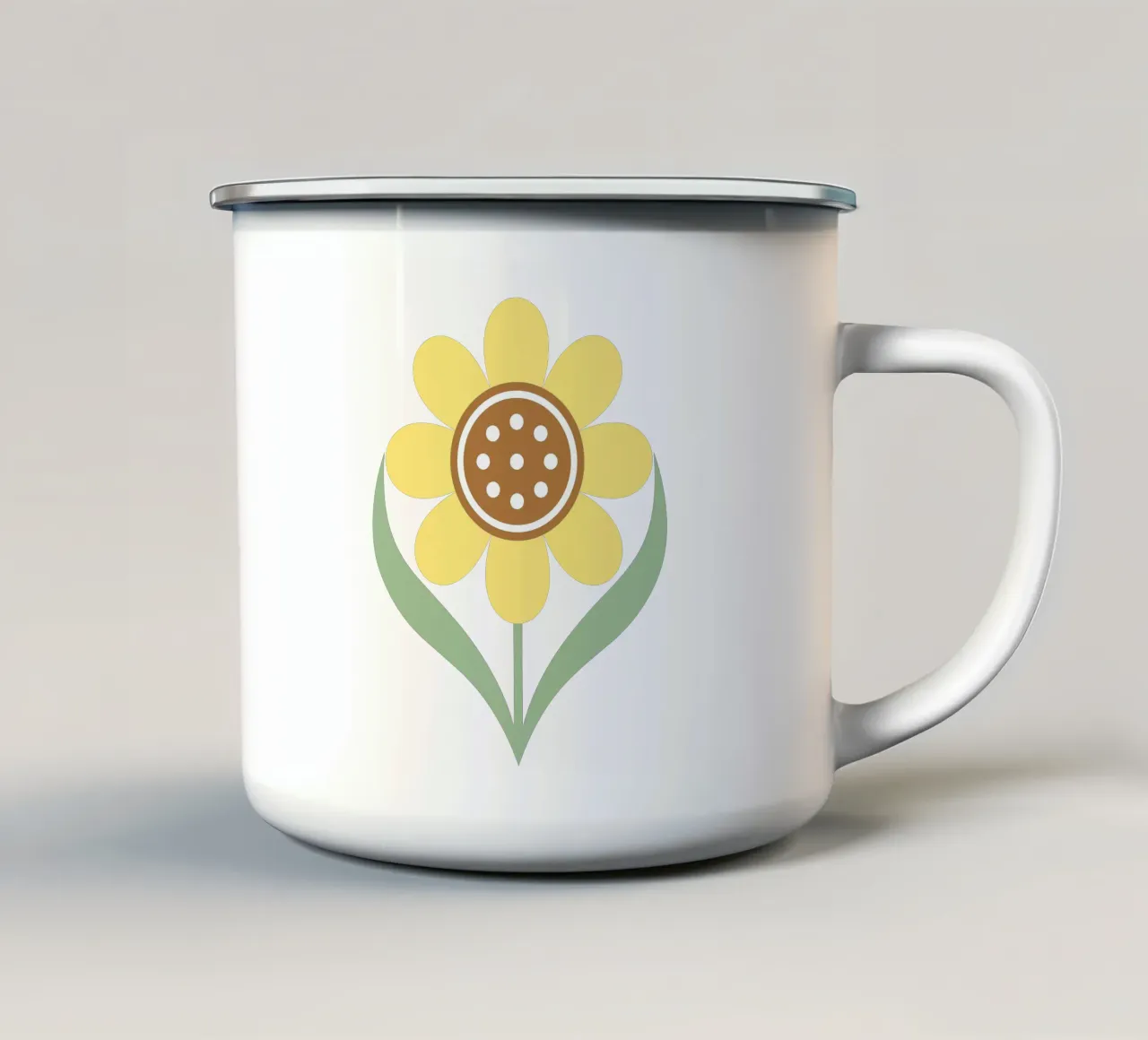 Sunny Bloom emaille mok van SMPLE