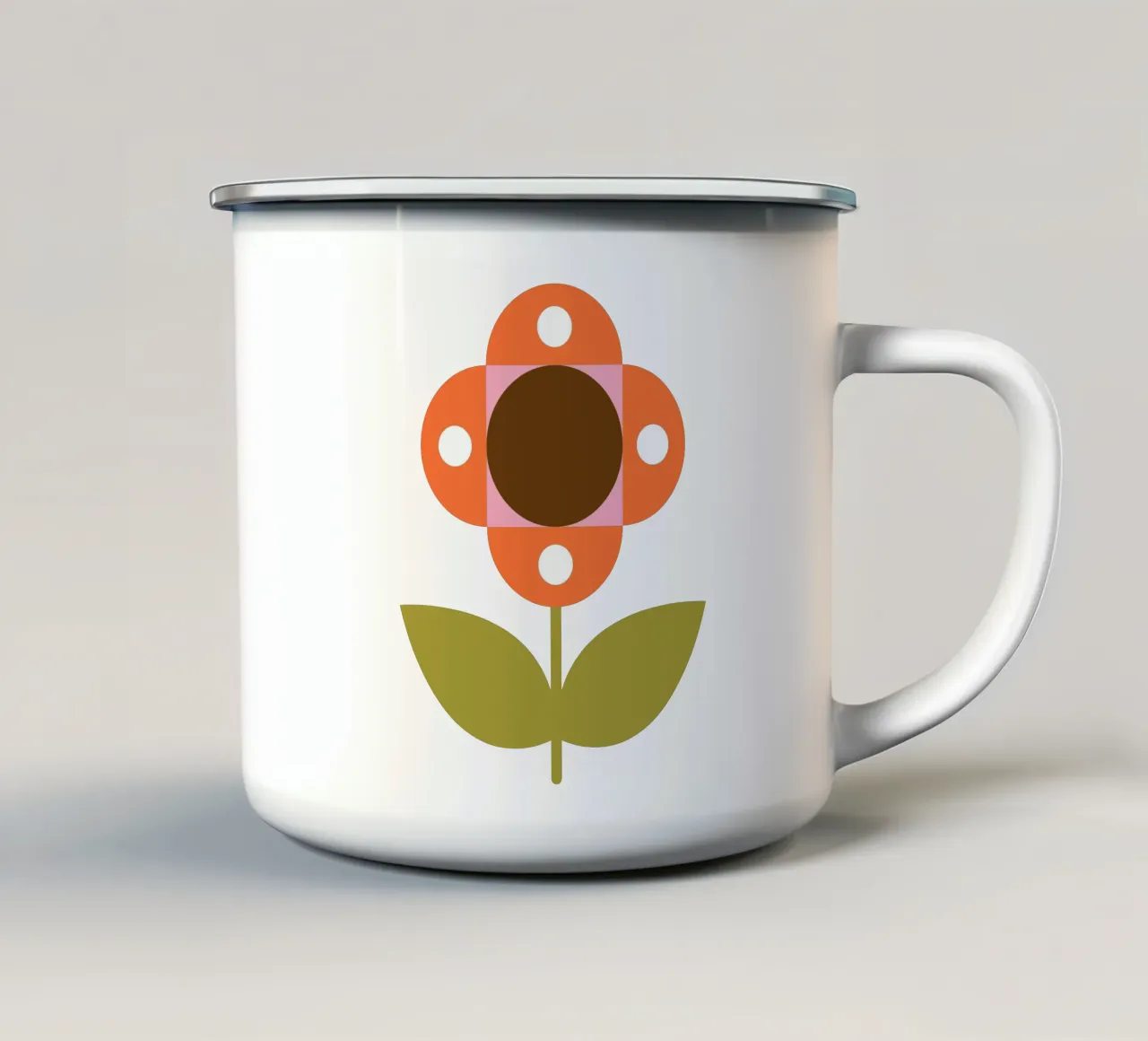 Bold Blossom tazza in smalto da SMPLE