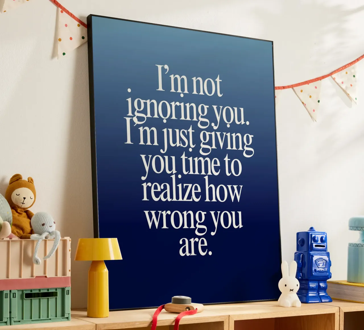 the art of ignoring alluminio dibond da Ambition Wall