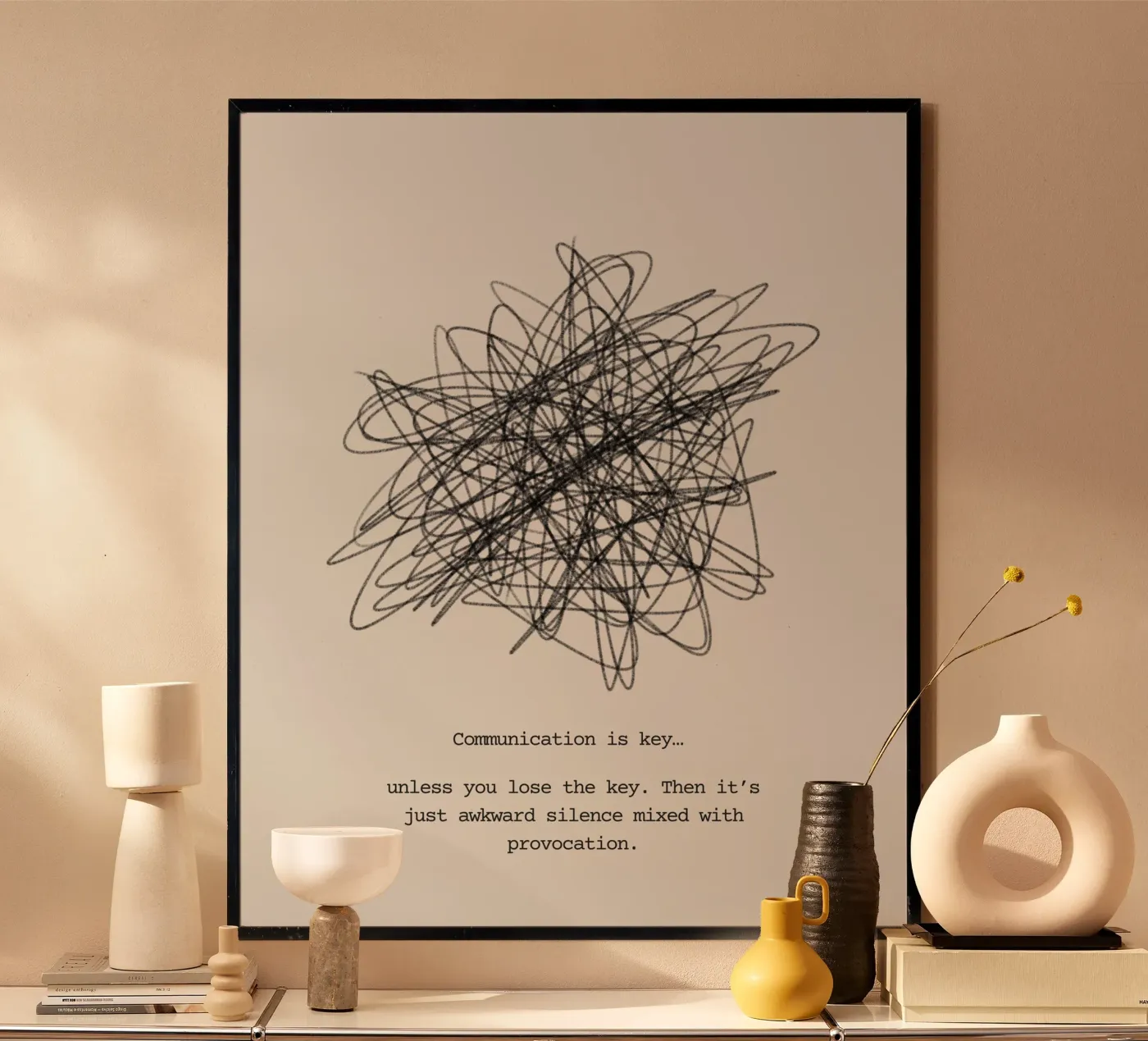 communication poster by pixelflow