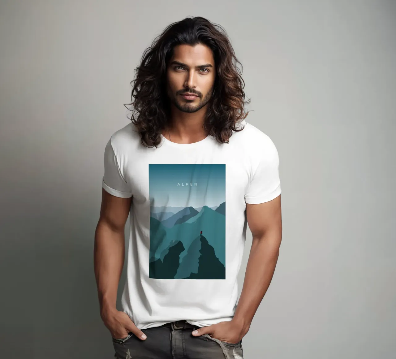 Alpen t-shirt da minimalist designs