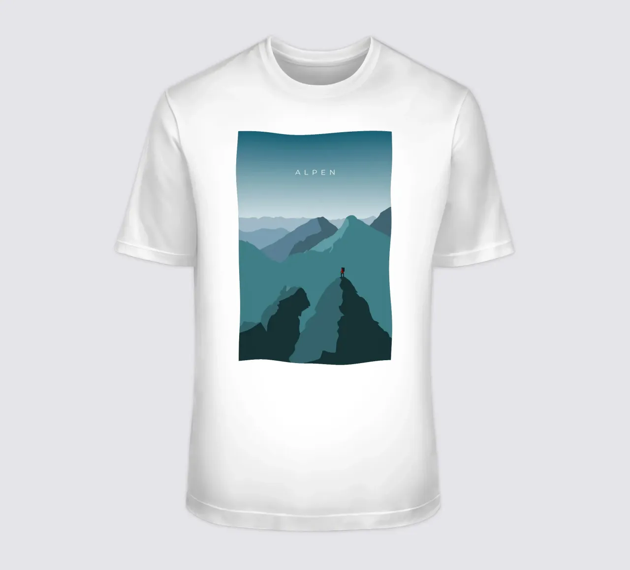 Alpen t-shirt da minimalist designs