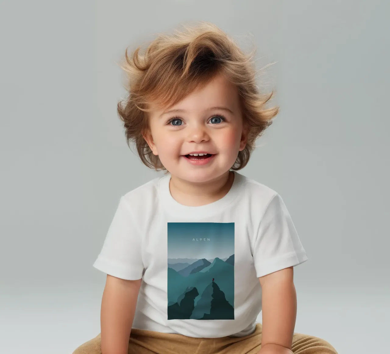 Alpen Baby T-Shirt von minimalist designs