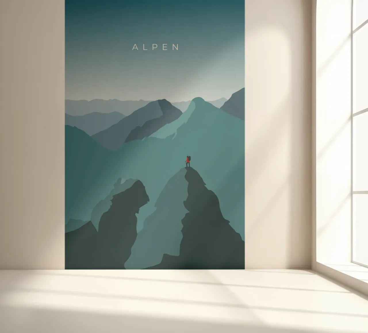 Alpen Fototapete von minimalist designs
