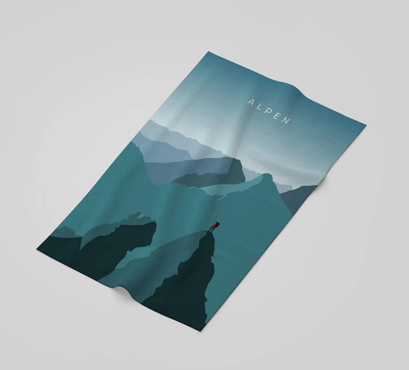 Alpen telo mare da minimalist designs