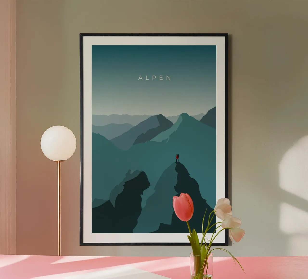 Alpen poster da minimalist designs