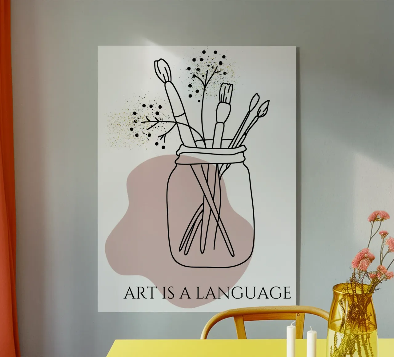 Art is a language plexiglass da Headless Monkeys
