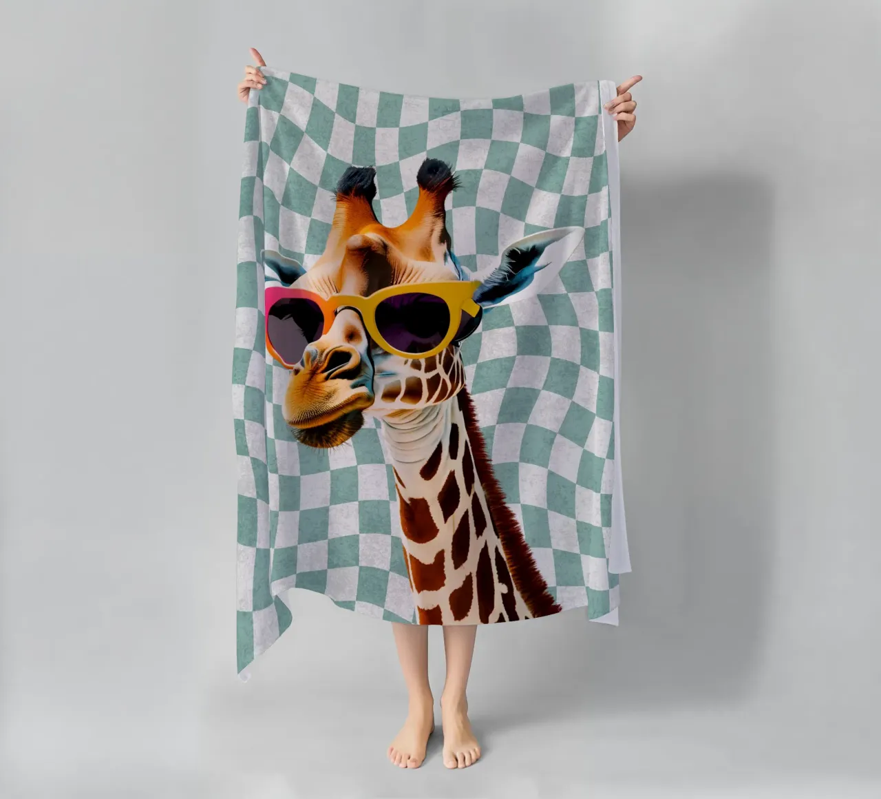 Goccia di giraffa telo mare da Doodle Dreams Art