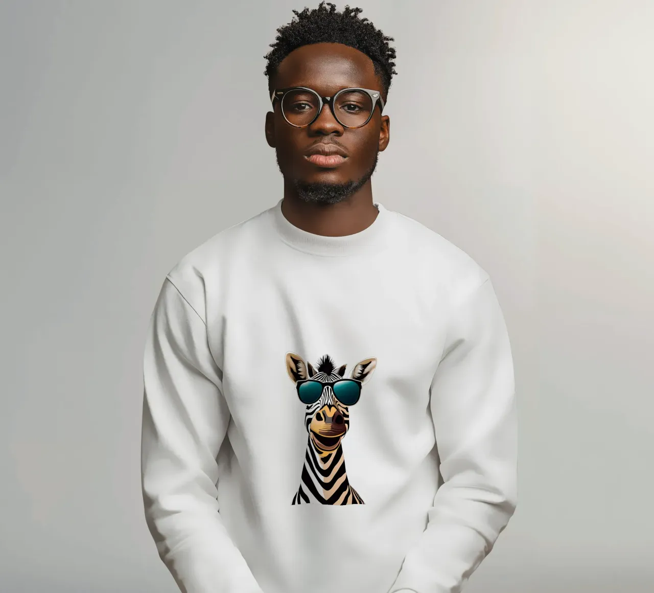 Scanalatura a zebra felpa da Doodle Dreams Art