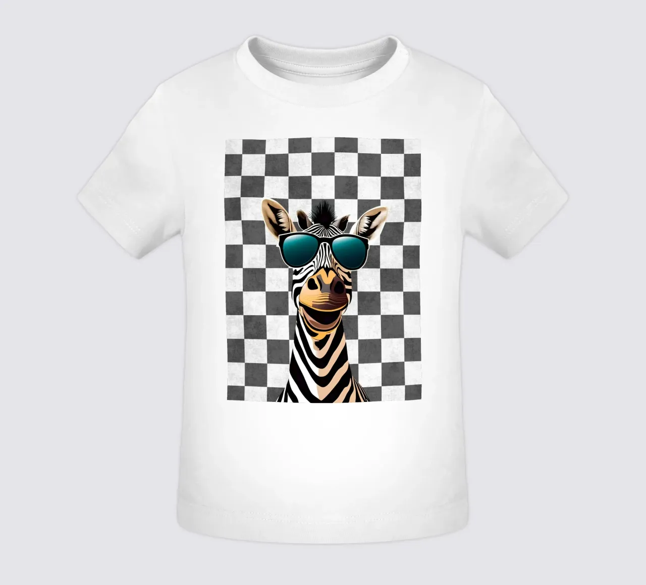 Scanalatura a zebra maglietta neonato da Doodle Dreams Art