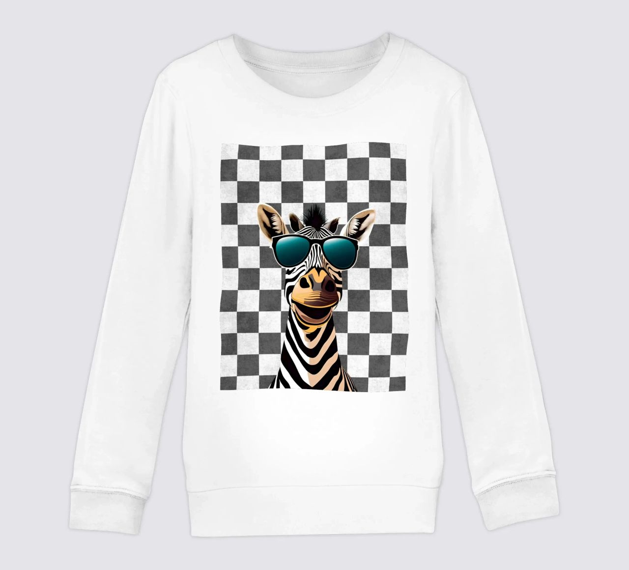 Scanalatura a zebra felpa bambino da Doodle Dreams Art