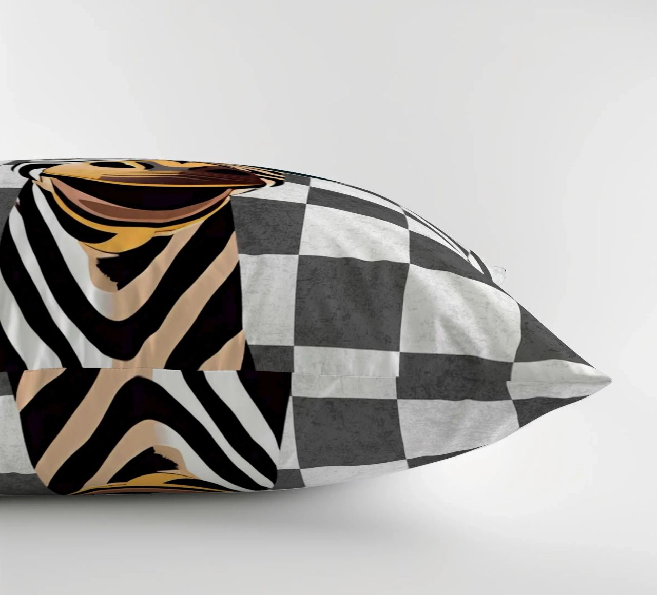 Scanalatura a zebra cuscino da Doodle Dreams Art