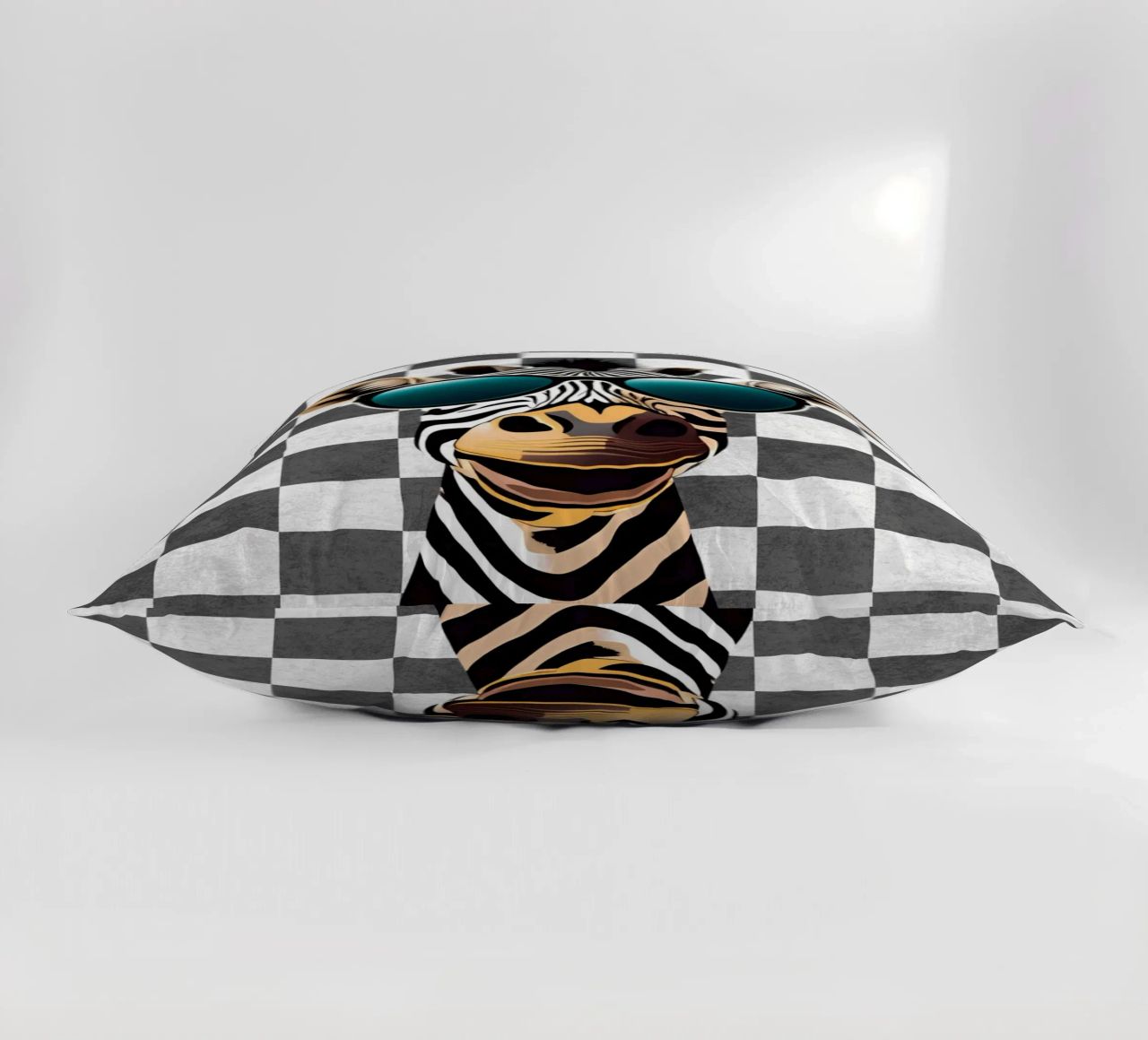 Scanalatura a zebra cuscino da Doodle Dreams Art