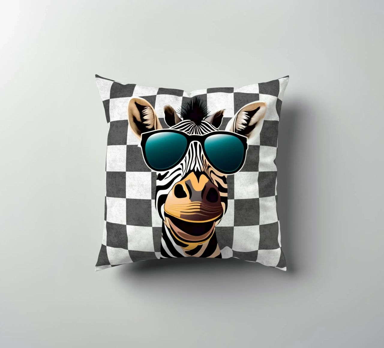 Scanalatura a zebra cuscino da Doodle Dreams Art