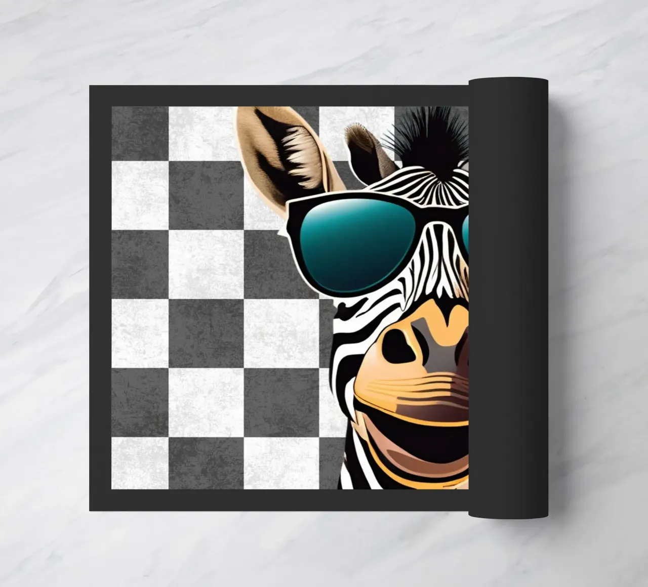 Scanalatura a zebra zerbino da Doodle Dreams Art