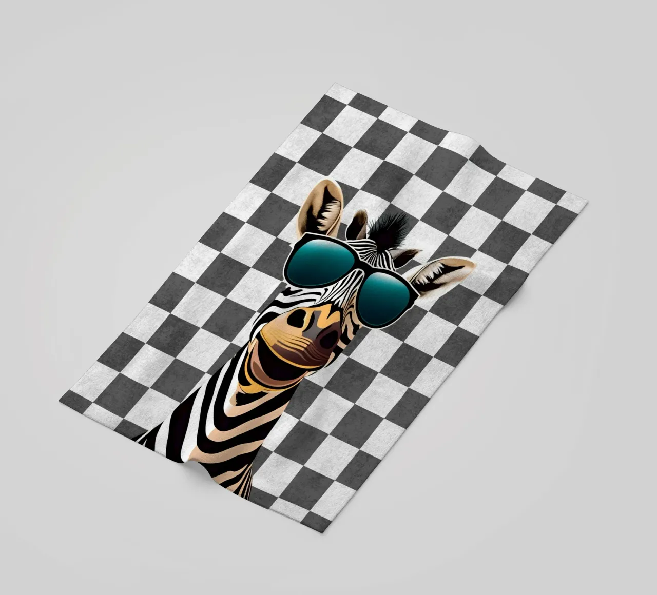 Scanalatura a zebra telo mare da Doodle Dreams Art