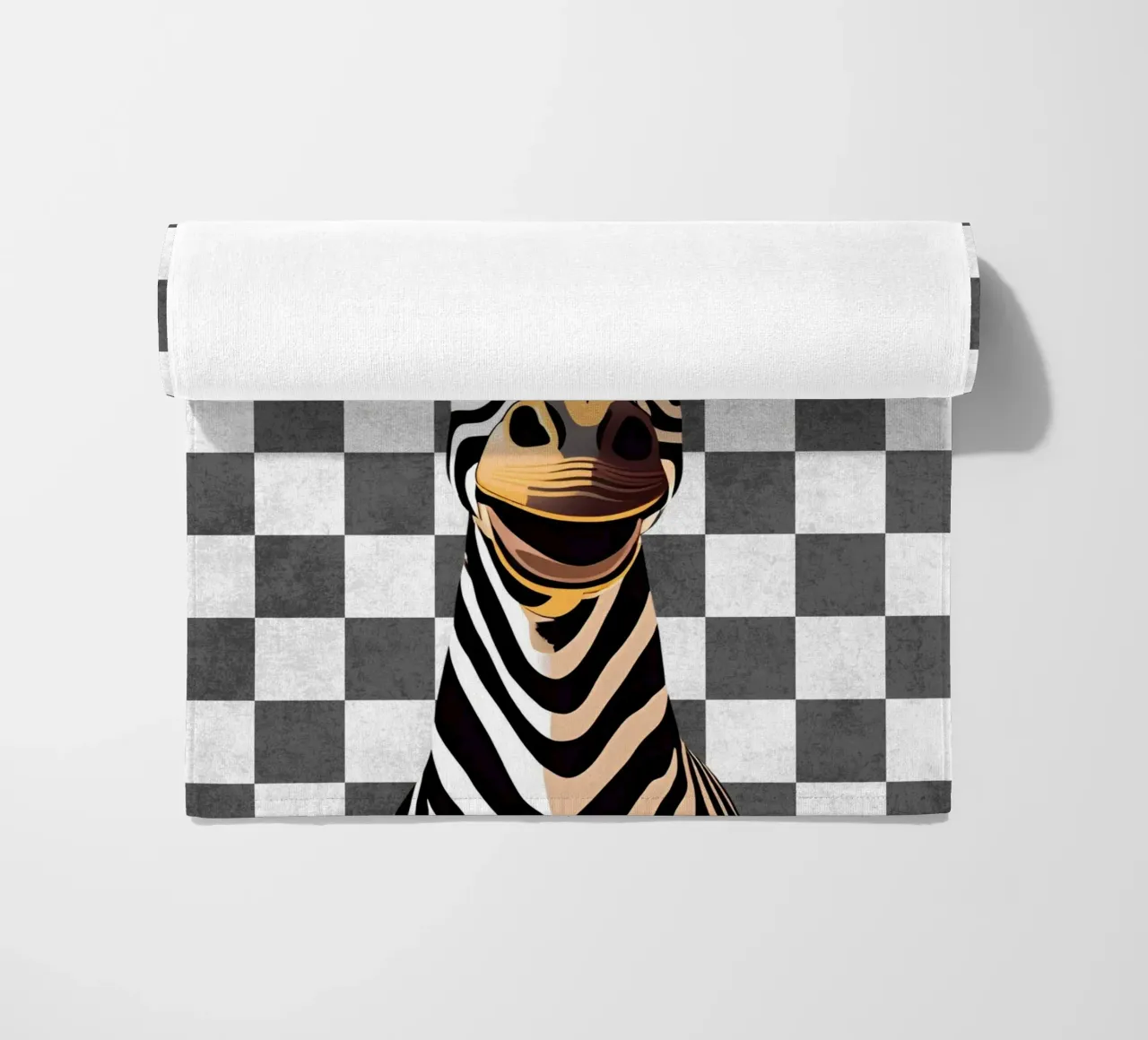 Scanalatura a zebra telo mare da Doodle Dreams Art