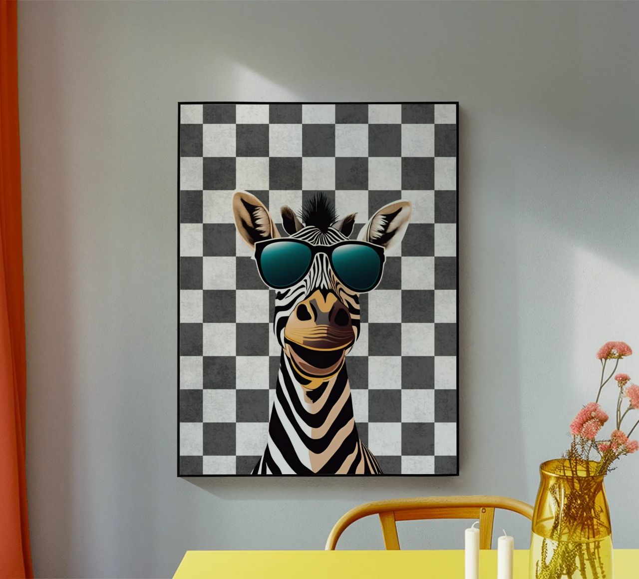Scanalatura a zebra plexiglass da Doodle Dreams Art
