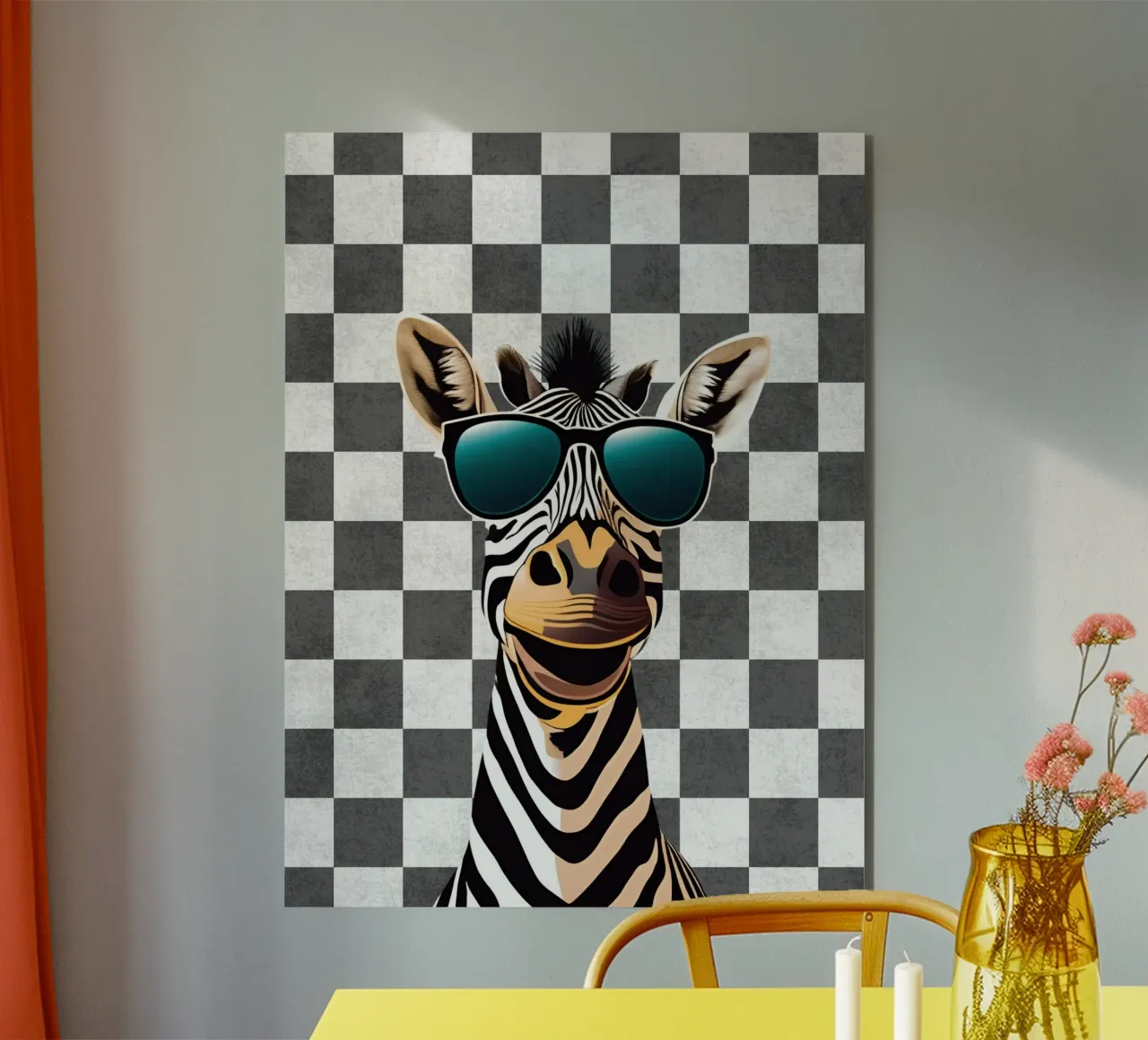 Scanalatura a zebra alluminio dibond da Doodle Dreams Art