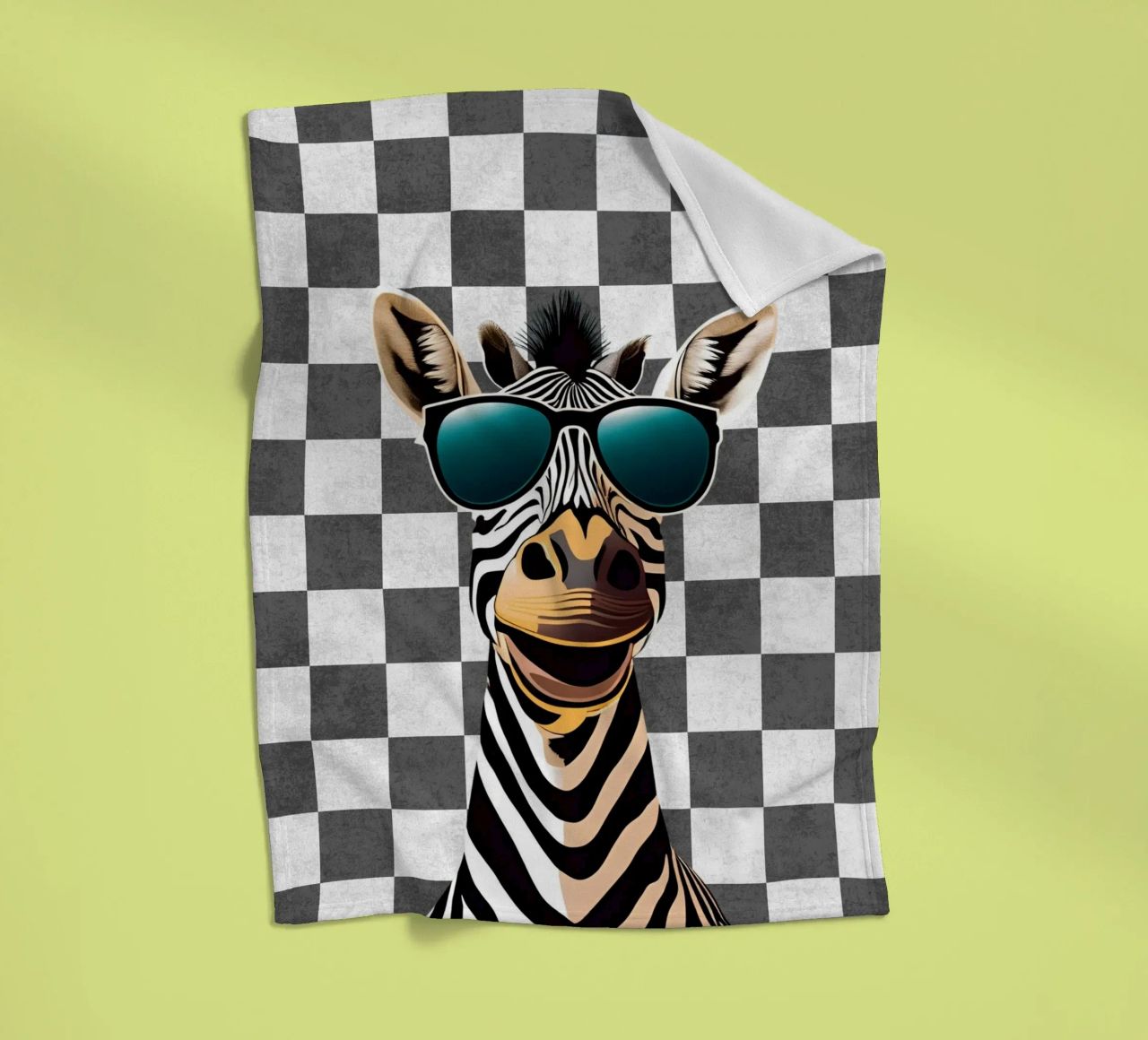 Scanalatura a zebra coperta in pile da Doodle Dreams Art