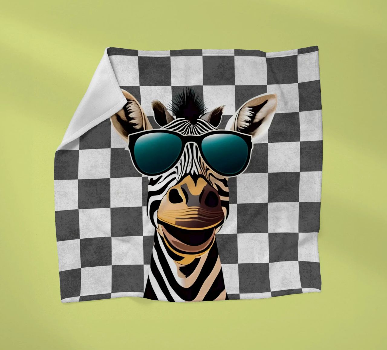 Scanalatura a zebra coperta in pile da Doodle Dreams Art